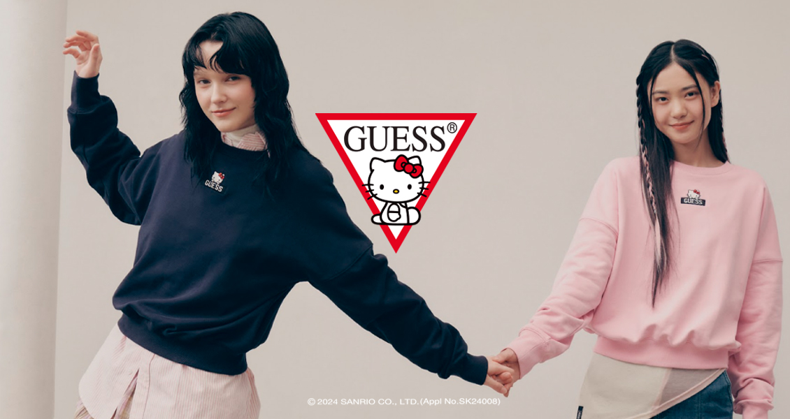 GUESS Hello Kitty Capsule Collection GUESS JAPAN OFFICIAL ONLINE STORE